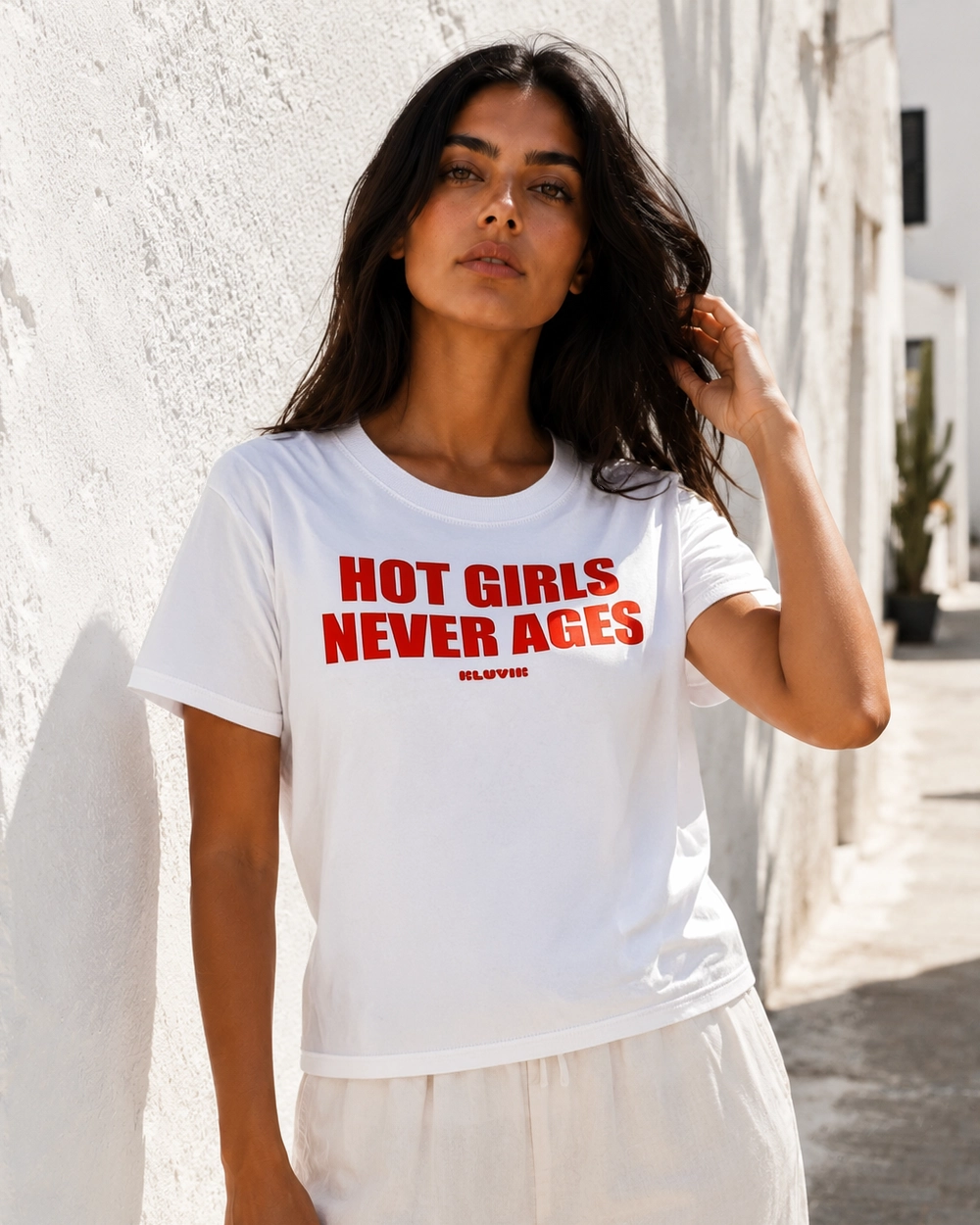 camiseta hot girls never ages