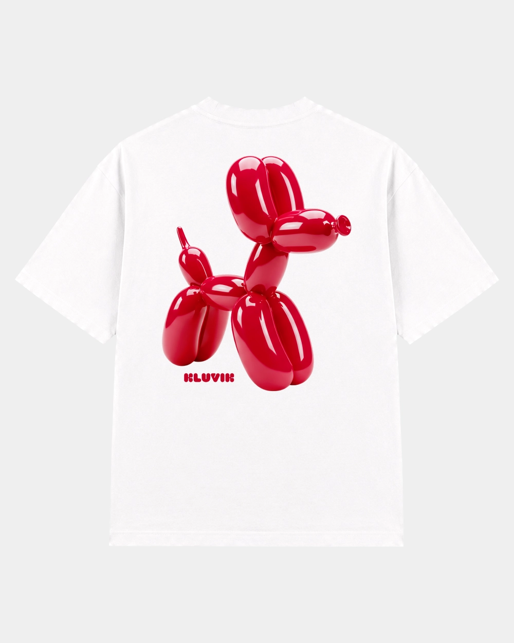 Camiseta Balloon Dog Oversize Blanca