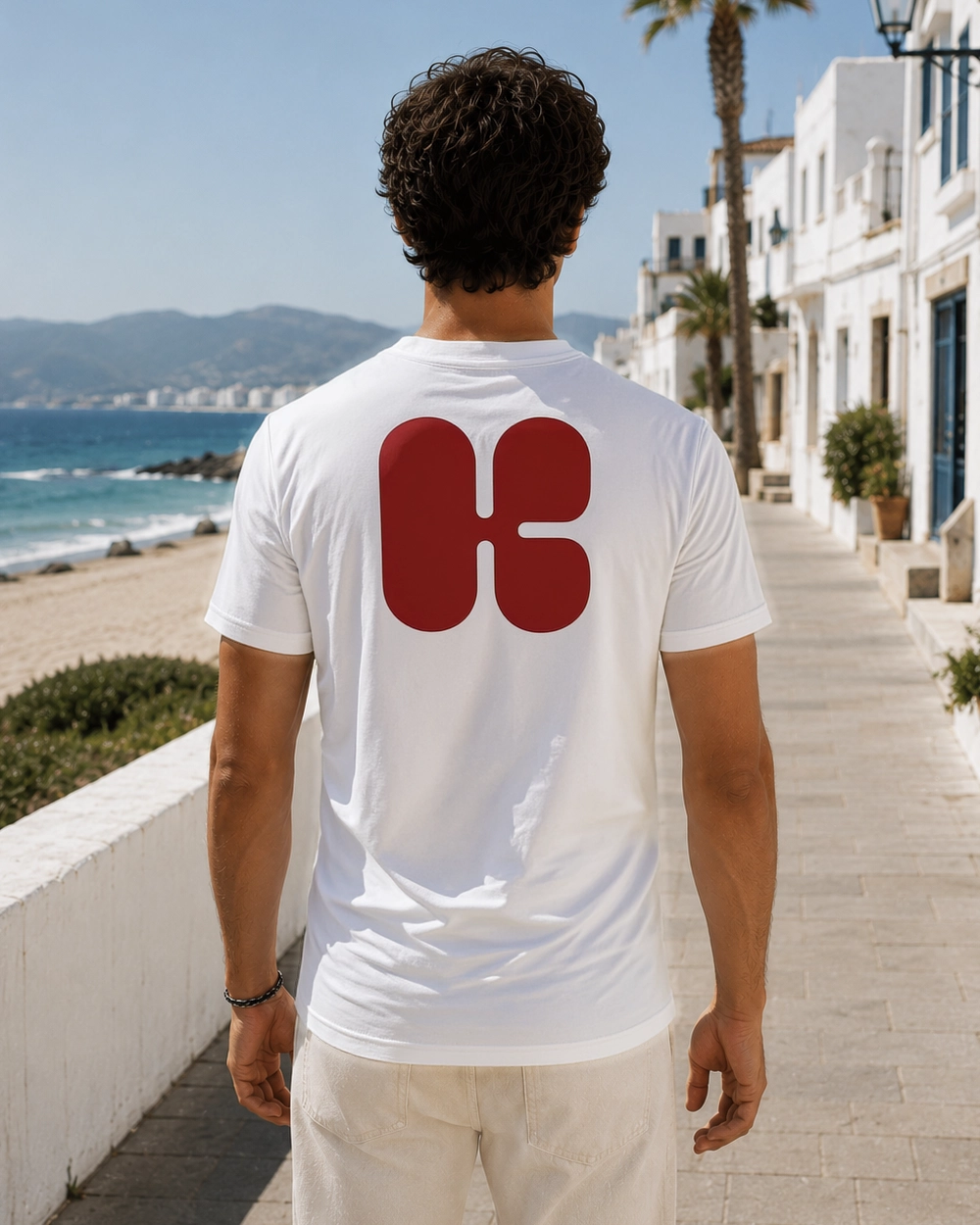 camiseta basic big k regular blanca