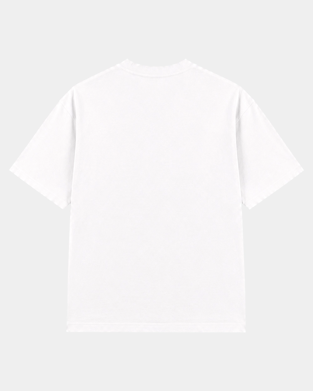 Camiseta Basic Brand Oversize Blanca 2