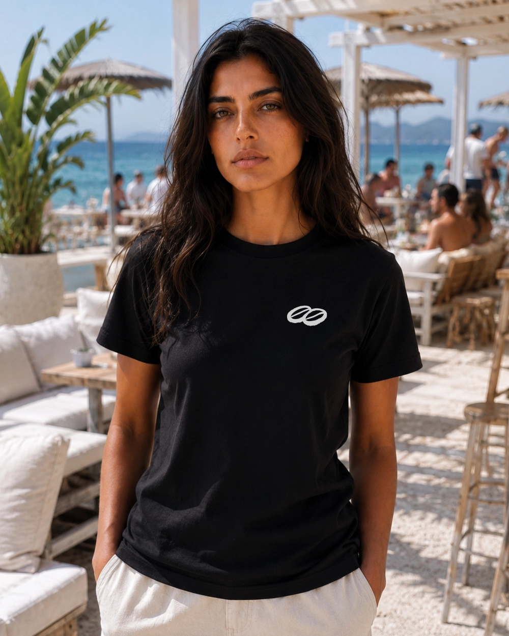 camiseta expresso martini negra