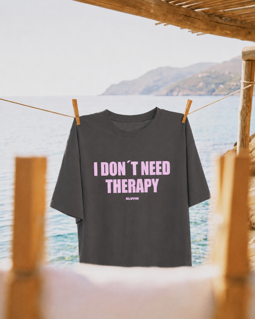 camiseta i dont need therapy ebano 5