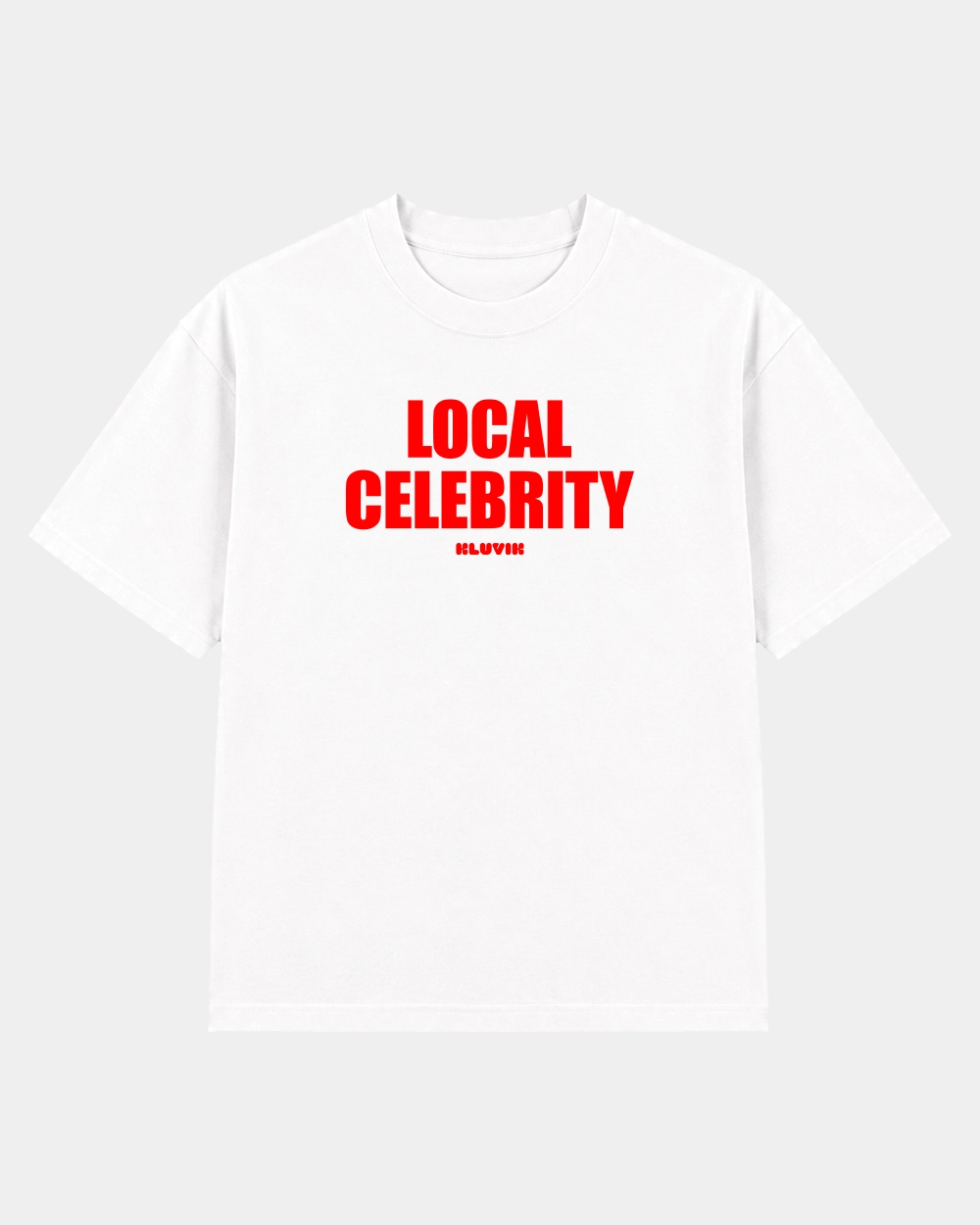 Camiseta Local Celebrity Oversize Blanca