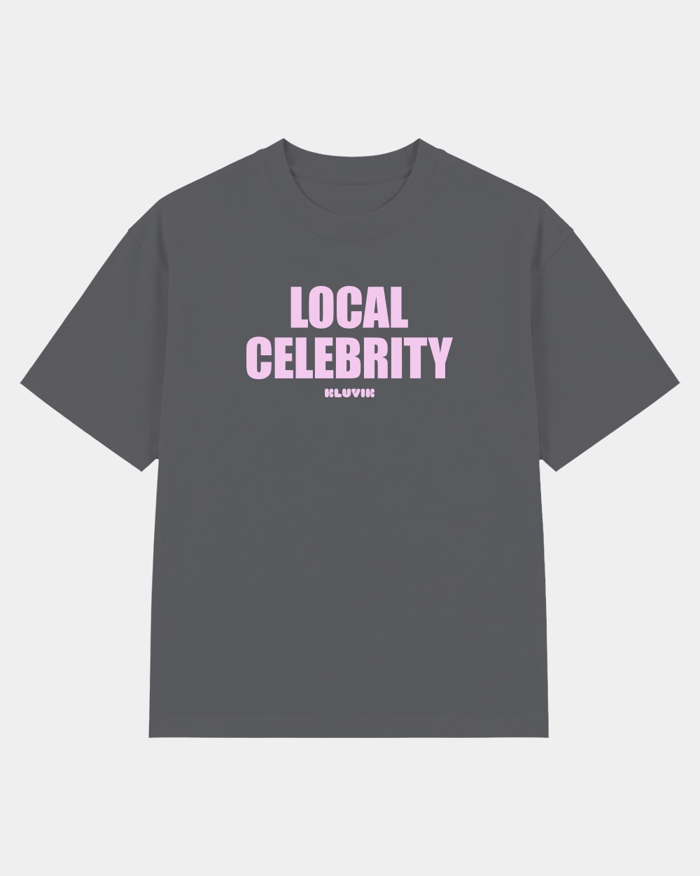 Camiseta Local Celebrity Oversize Ébano