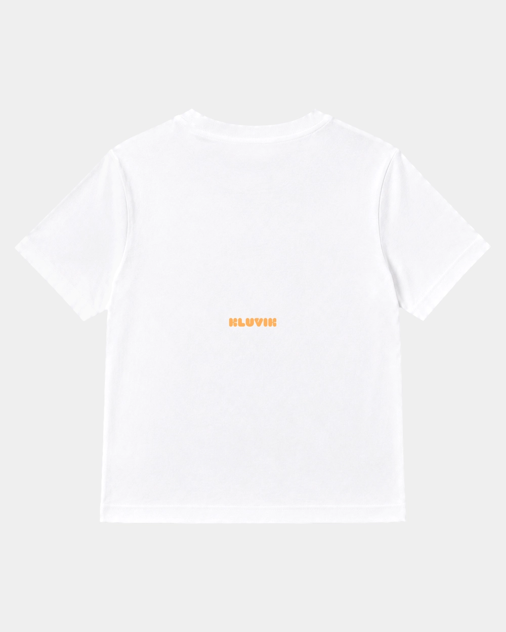 Camiseta Melón Galia Cuadrada Blanca back