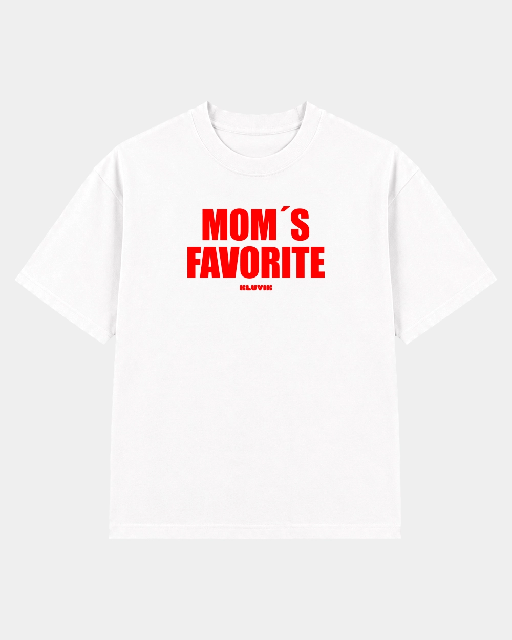 Camiseta Mom´s favorite Oversize Blanca