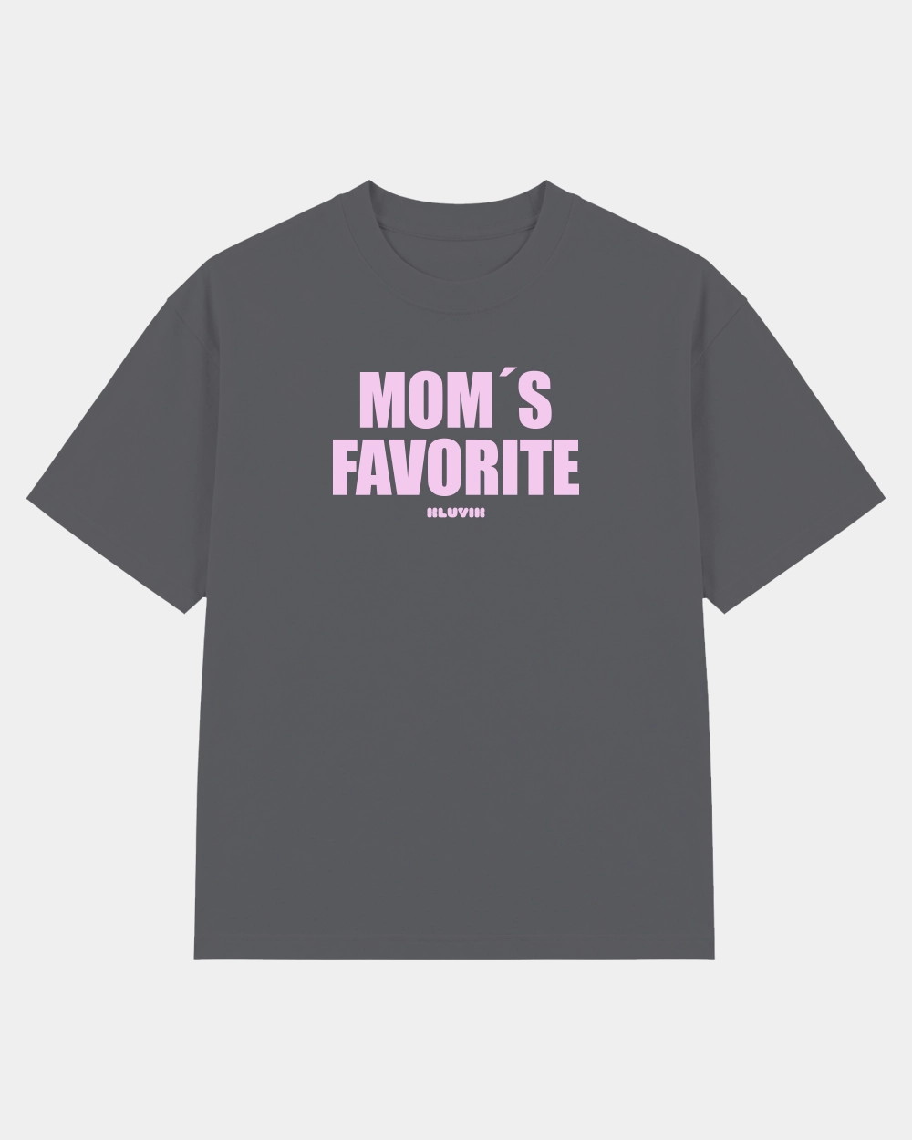 Camiseta Mom´s favorite Oversize Ébano