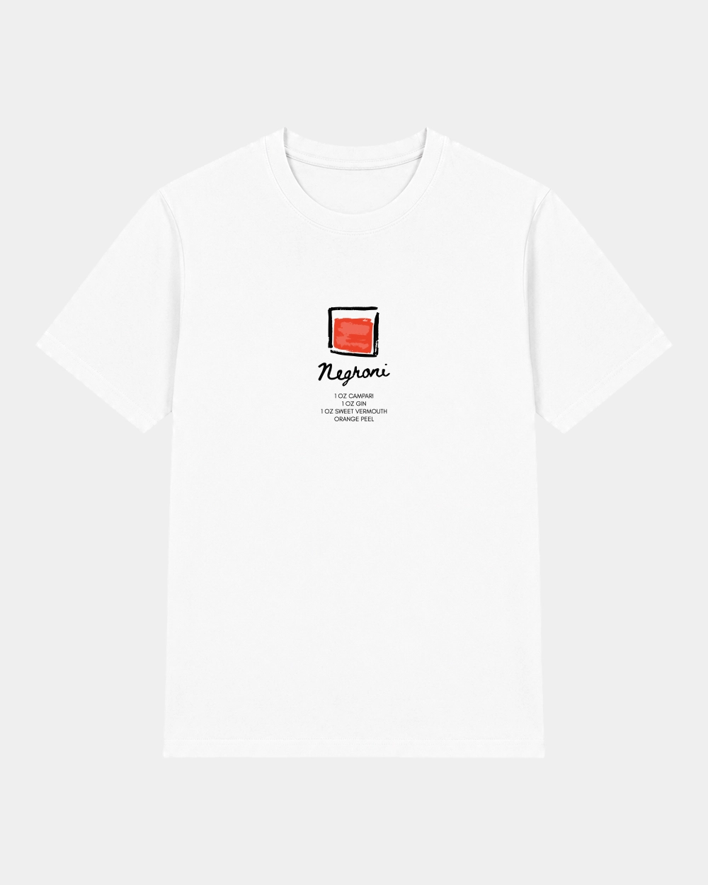 Camiseta Negroni Regular Blanca front