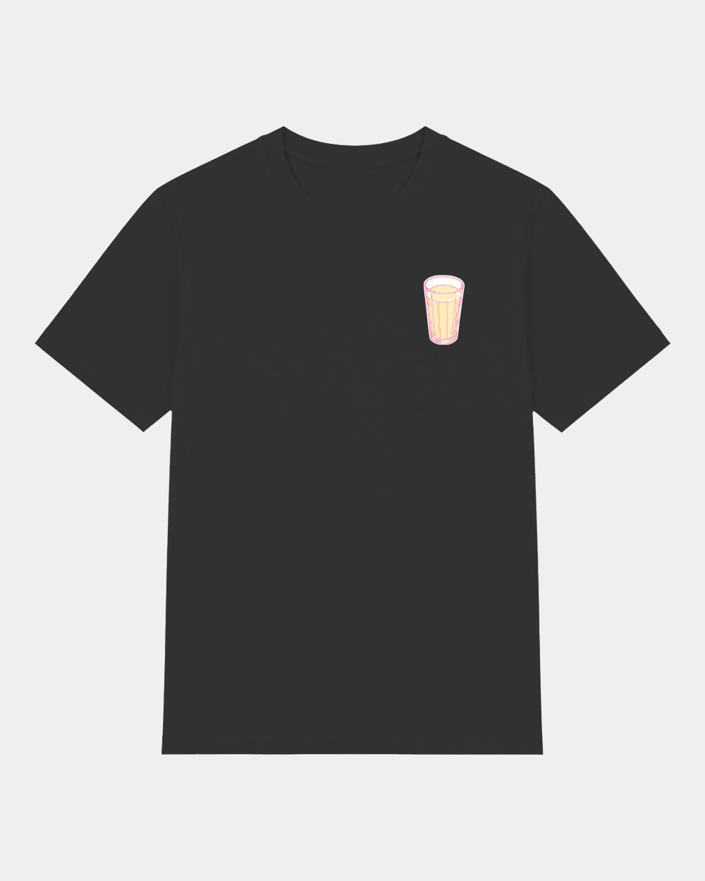 Camiseta Pornstar Martini Regular Negra front