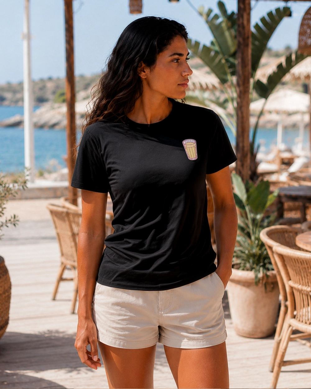 camiseta pornstar martini negra