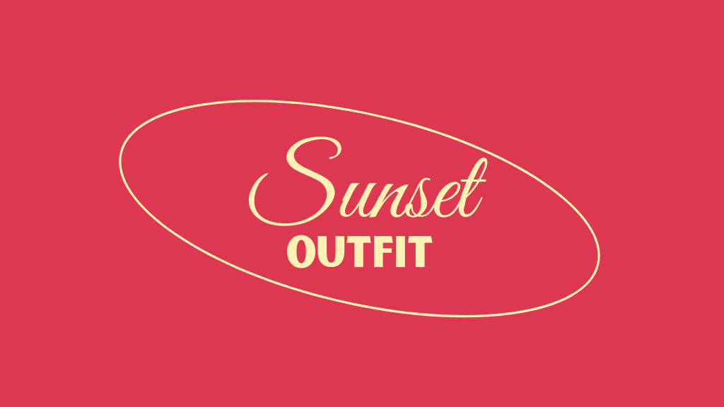 Plan de sunset de verano